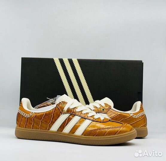 Adidas Samba OG Wales Bonner Croc Night Brown