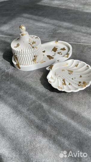 Подарочный набор из гипса