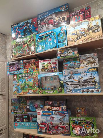 Конструктор лего для мальчиков майнкрафт амонг ас