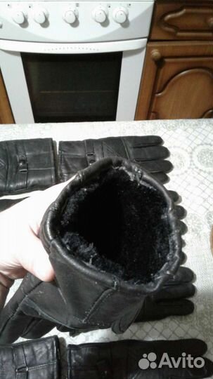 Мужские кожаные перчатки