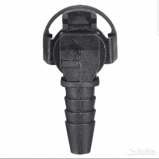 Штуцер обогрева дросельной заслонки на термостат