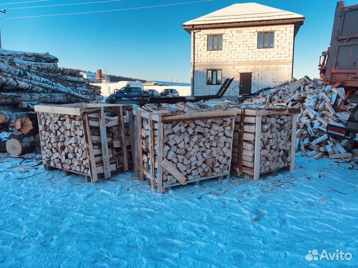 Дрова березовые колотые