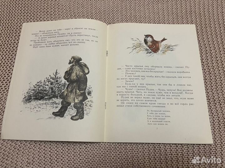 Воробьишко. Горький. Худ. Чарушин. 1983