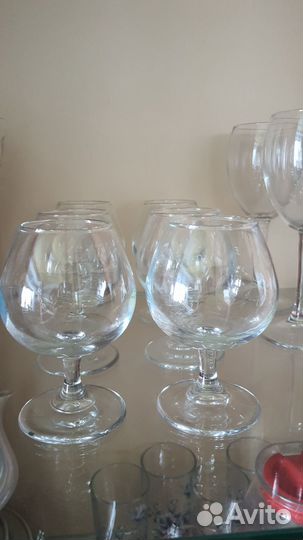 Рюмки, стаканы, бокалы (хрусталь/стекло)