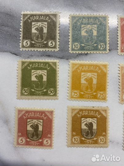 Почтовые Марки ухта карелия