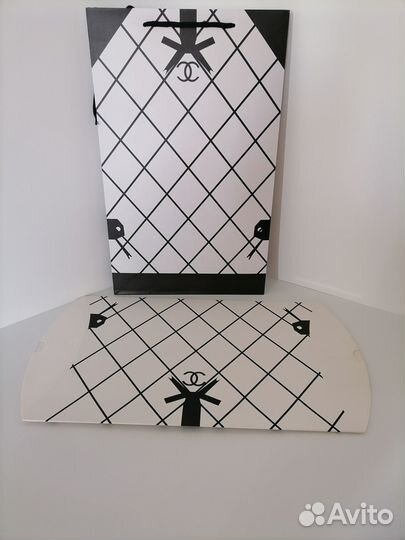 Пакет подарочный Chanel/Шанель с тубусом, новый