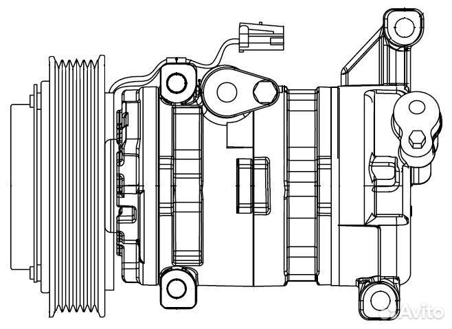 Компрессор кондиционера для а/м 3 (BL) lcac 2549