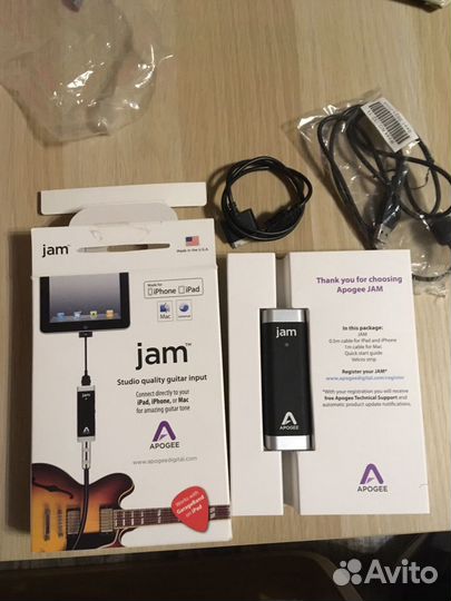 Jam Apogee studio guality guitar input