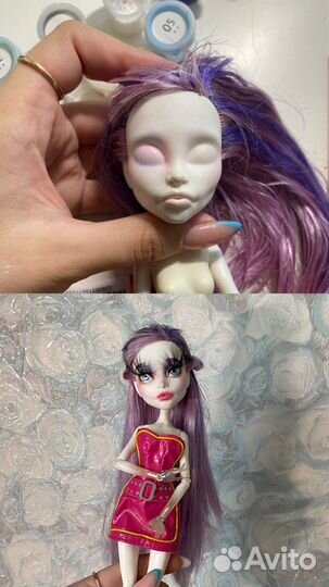 Перерисовка лиц, ооак, реставрация кукол