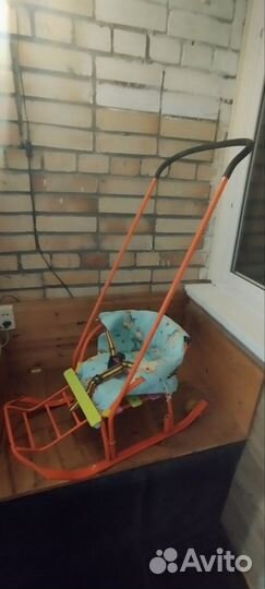 Коляска санки