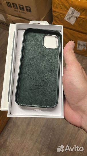 Кожаный чехол с Magsafe iPhone оптом