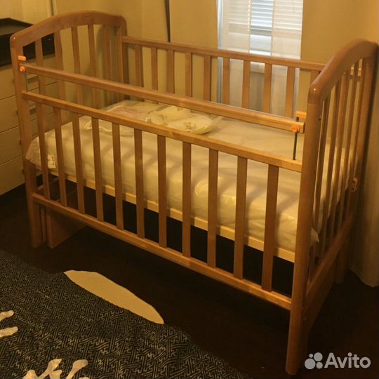 Комплект, кроватка и матрац