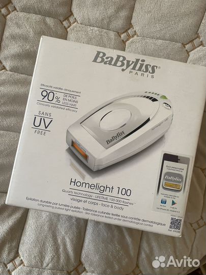 Фотоэпилятор Babyliss homelight 100