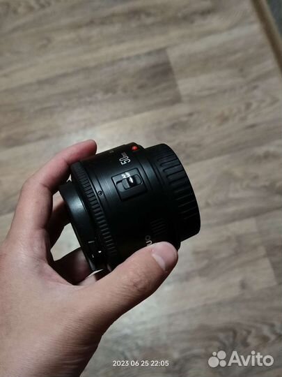 Объектив yongnuo 50mm for canon