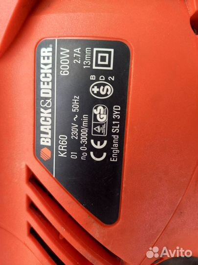 Электродрель black & decker