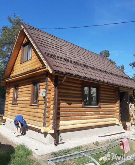 Подъем домов и замена венцов