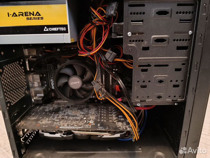 Игровой компьютер Ryzen 5, RX 580 8gb, 16gb ram