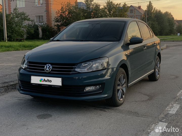 Volkswagen Polo 1.6 AT, 2019, 75 428 км