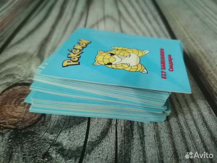 Покемоны, карточки из 90-х годов