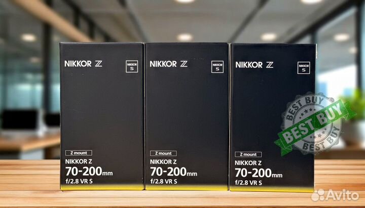 Nikon Nikkor Z 70-200mm f/2.8 VR S Новый