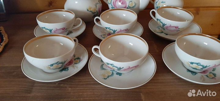 Чайный сервиз Дулево 1987 год