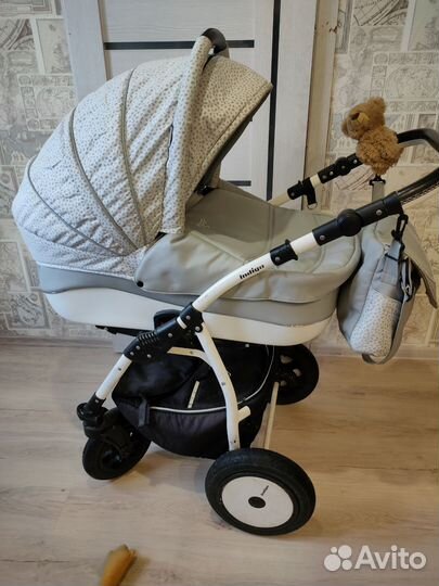 Детские санки коляска с колесами