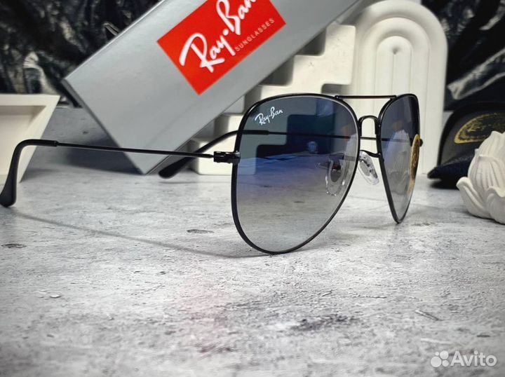 Очки Ray Ban Aviator синие