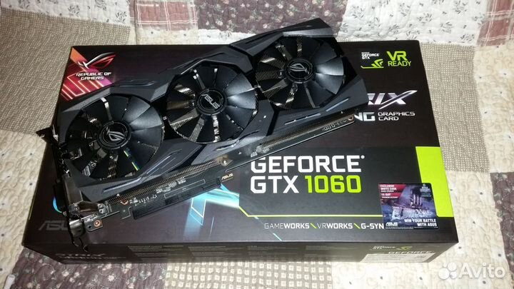 Asus rog strix 1060 6g