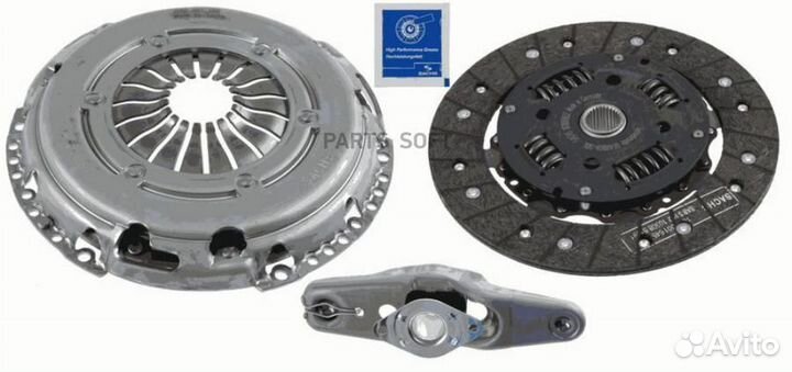 Компл.сцепления audi A2, A3 1.6 FSI VW golf V 1.6-2.0 sachs 3000950019