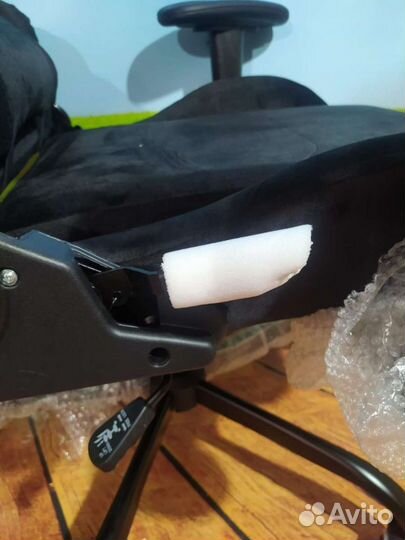 Игровое кресло Black velour new