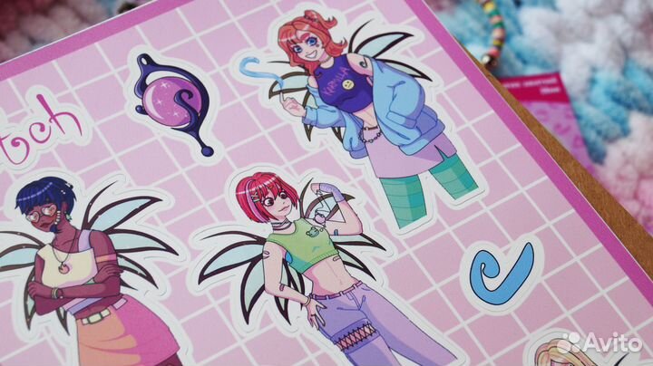 Наклейки witch