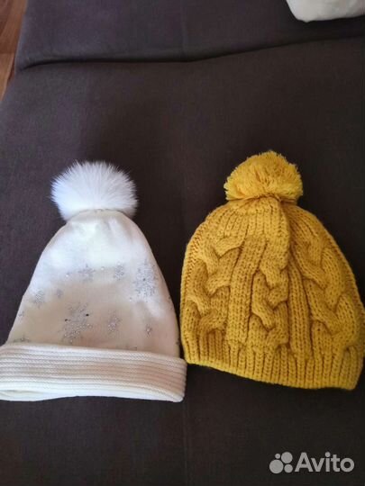 Шапка зимняя для девочки 50 52