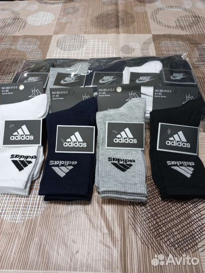 Носки мужские nike/adidas хлопок