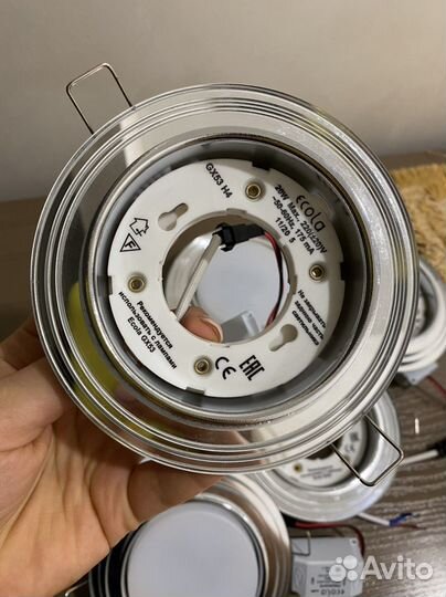 Споты потолочные Ecola GX 53