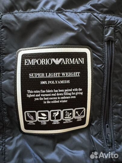 Пуховик emporio armani мужской