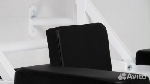 Брусья-пресс со стойкой под штангу на шс цв. белый