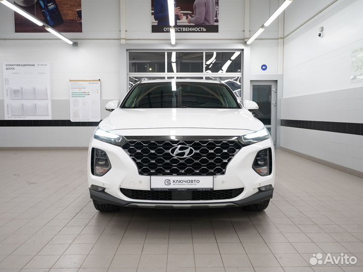 Hyundai Santa Fe 2.4 AT, 2019, 128 195 км