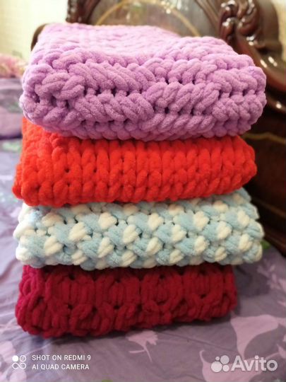 Плед детский плюшевый