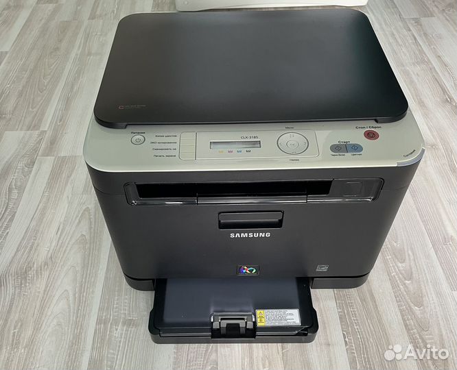 Мфу лазерный цветной Samsung CLX-3185 с доп карт