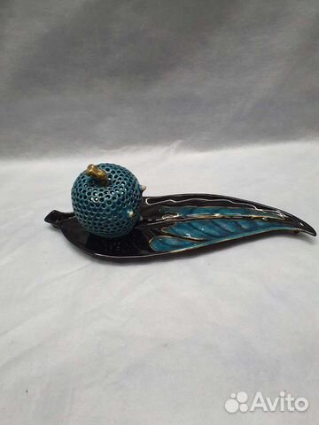 Дизайнерская Подставка яблоко и лист