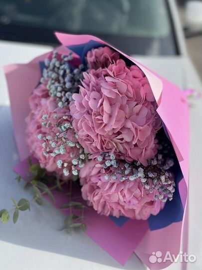 Букет из гортензий