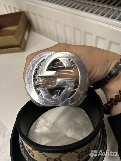 Ремень мужской Gucci 125 см натуральная кожа