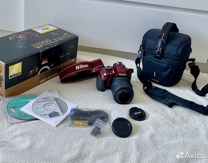 Фотоаппарат Nikоn D3200 kit c зум обект. 18-55 мм