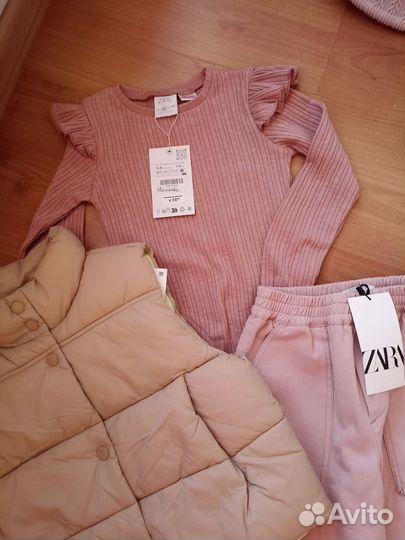 Пакет вещей на девочку zara 110-116