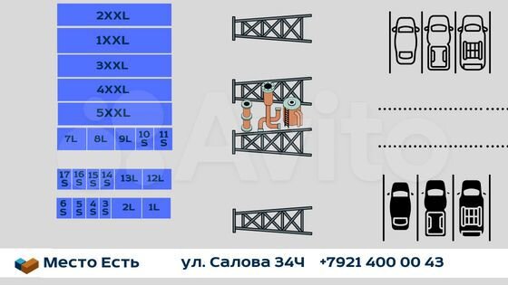 Склад индивидуального хранения от 3,5м2