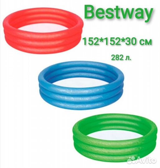 Надувной бассейн детский новый