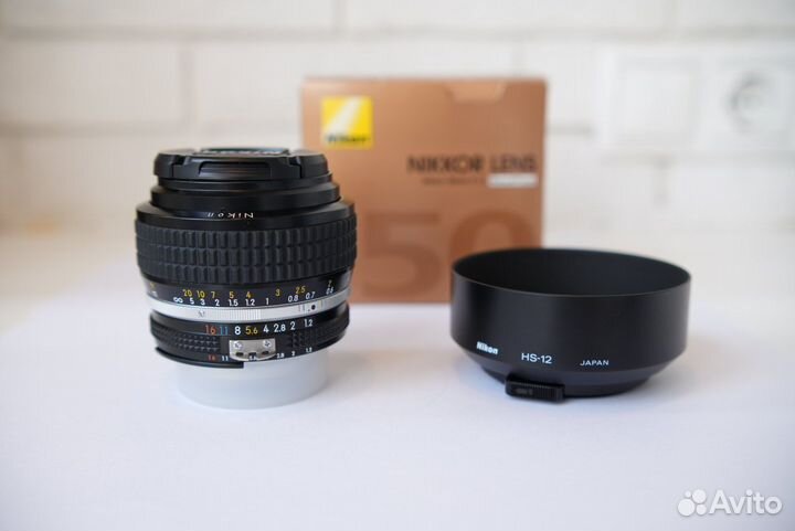 Объектив nikon 50mm 1.2 ai-s