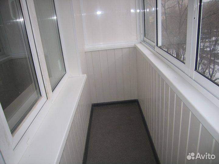 Остекление и отделка балконов под ключ