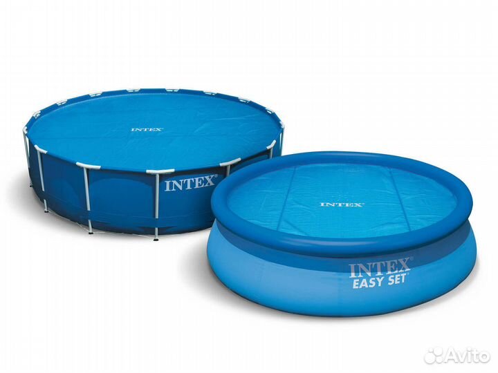 Солнечное покрывало Intex для бассейнов 457 см