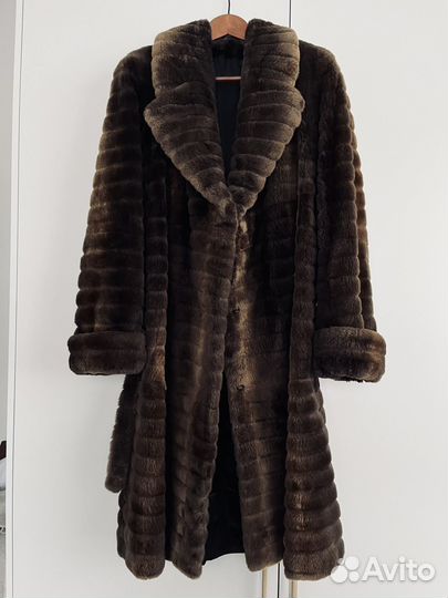 Шуба из стриженного бобра 46 48